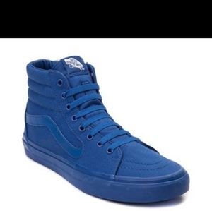 Vans men's sneakers royal blue lace ups SK8high tops 721454 size 11